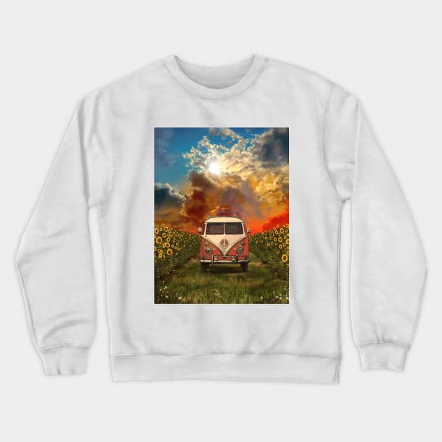 sunflowers Crewneck Sweatshirt by BekimART